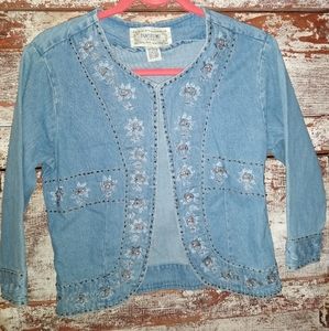 Detailed vintage jeans jacket